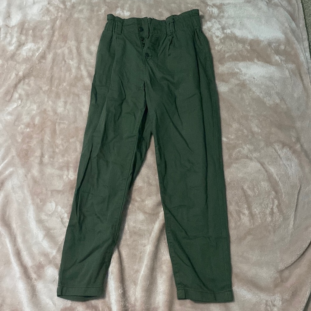 Olive Green Jeans